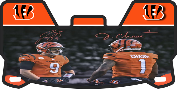 Joe Burrow Bengals Helmet Visor Full Size