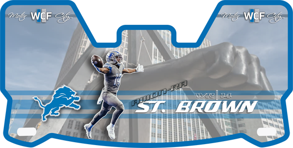 Amon Ra St. Brown Lions Helmet Visors Full Size