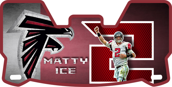 Matt Ryan Falcons Helmet Visors Full Size