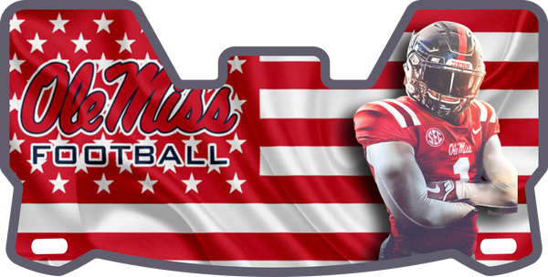 Ole Miss Helmet Visors Full Size