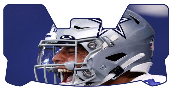 Dallas Cowboys Helmet Visors Full Size