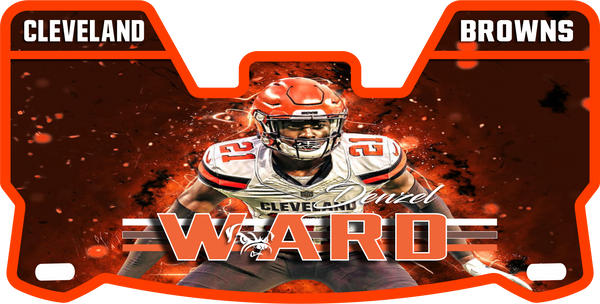 Browns Denzel Ward Helmet Visors Full Size