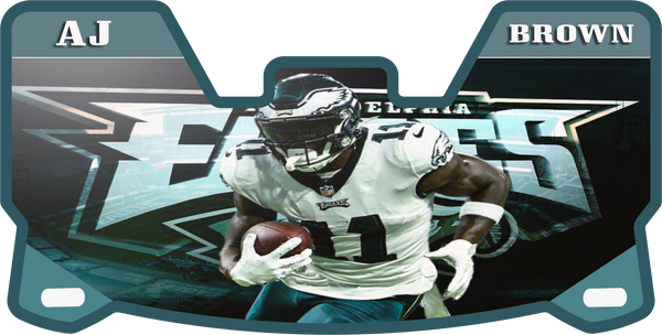 Eagles Current Players Helmet Visors Full Size