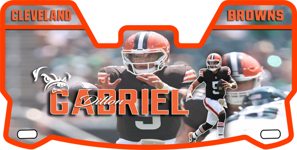 Browns Dillion Gabriel Helmet Visors Full Size
