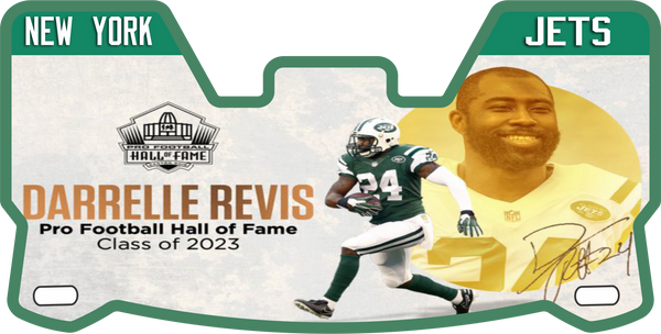 Darrelle Revis Jets Helmet Visors Full Size