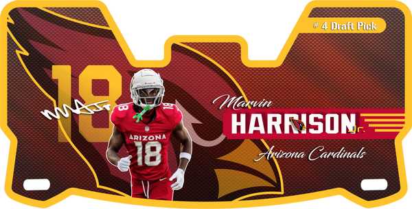 Cardinals Players Helmet Visor Full Size