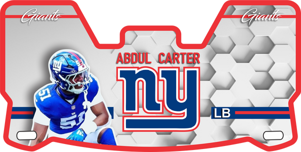 Abdul Carter New York Giants Full Size Helmet Visors