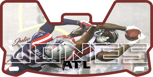 Julio Jones Falcons Helmet Visors Full Size