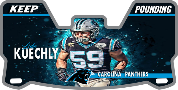 Panthers Helmet Visors Full Size