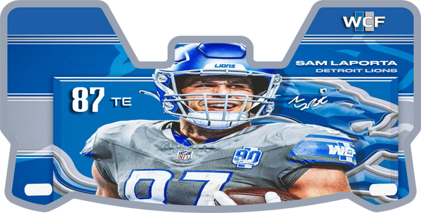 Sam Laporta Lions Helmet Visors Full Size