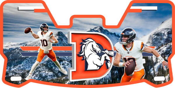 Bo Knix Broncos Jets Helmet Visors Full Size