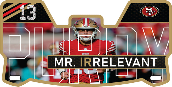 Alex Smith 49ers Helmet Visors Full Size