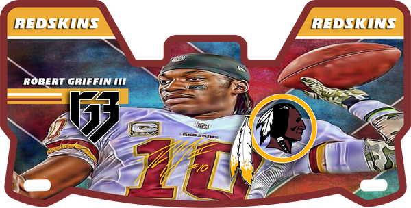 Redskins Robert Griffin III  RG3  Helmet Visors Full Size