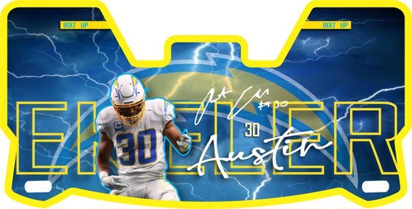 Chargers Helmet Visors Full Size (Copy)