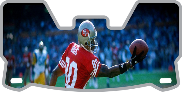 Deion Sanders 49ers Helmet Visors Full Size