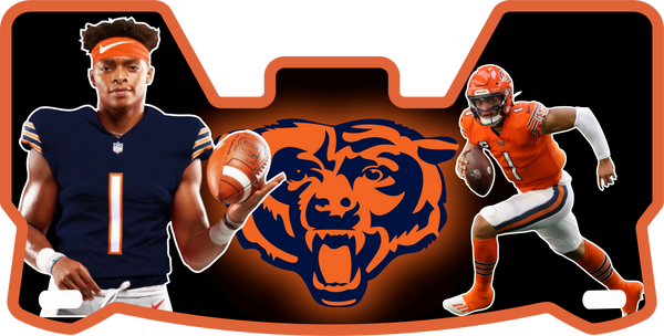 Devin Hester Chicago Bears Helmet Visor Full Size