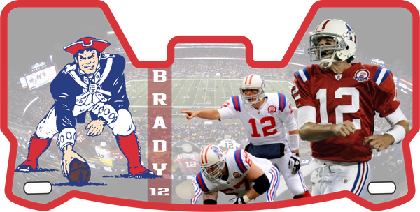 Tom Brady Helmet Visors Full Size