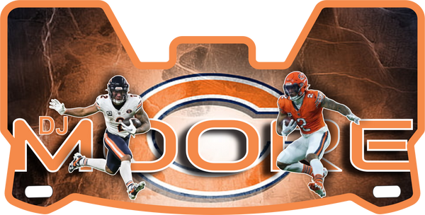 Devin Hester Chicago Bears Helmet Visor Full Size