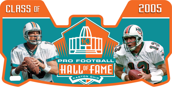 Miami Dolphins Dan Marino Helmet Visors Full Size