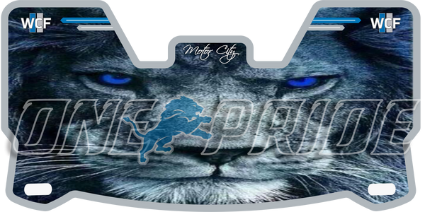 Detroit Lions Helmet Visors Full Size