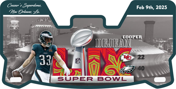 Eagles Current Players Helmet Visors Full Size