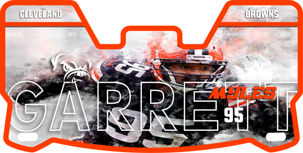 Browns Players Helmet Visors Full Size