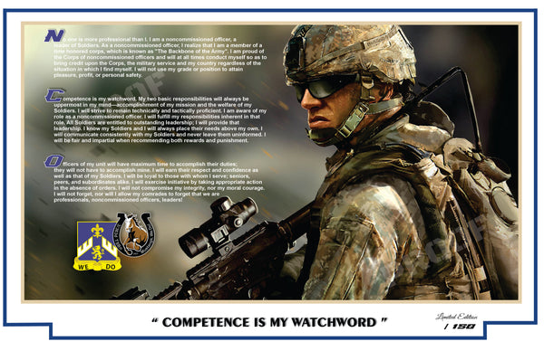 NCO Creed - 3-363rd Training Support Battalion