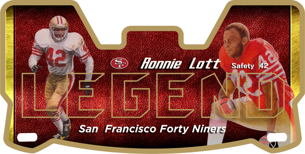 Ronnie Lott 49ers Helmet Visors Full Size