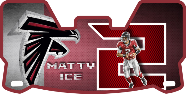 Matt Ryan Falcons Helmet Visors Full Size