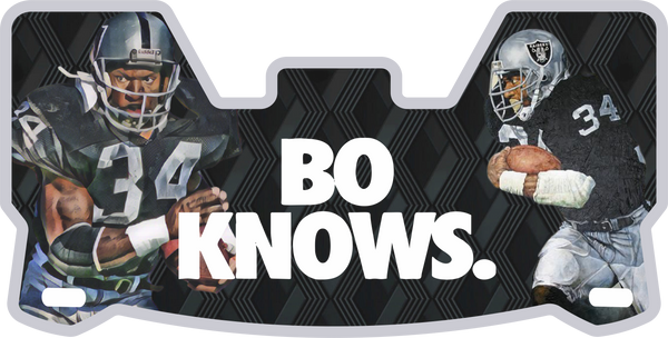 Raiders Bo Jackson Helmet Visors Full Size