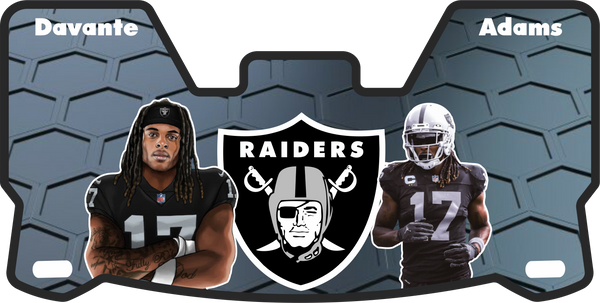 Raiders Former Players Helmet Visors Full Size - 2