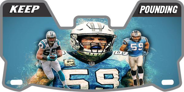 Panthers Helmet Visors Full Size