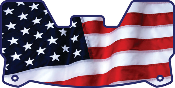 American Flag Helmet Visors Full Size