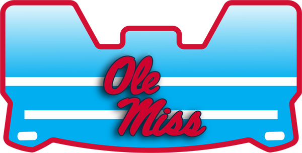 Ole Miss Helmet Visors Full Size