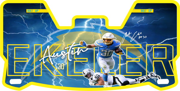 Chargers Helmet Visors Full Size (Copy)