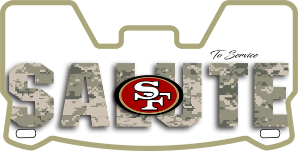 49ers Helmet Visors Full Size