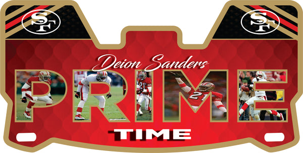 Deion Sanders 49ers Helmet Visors Full Size