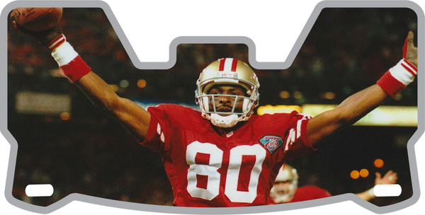 Deion Sanders 49ers Helmet Visors Full Size