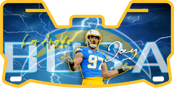 Joey Bosa Chargers Helmet Visors Full Size