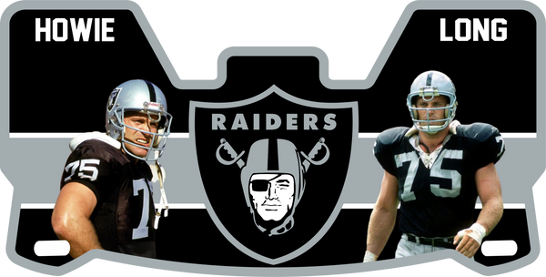 Raiders Howie Long Helmet Visors Full Size