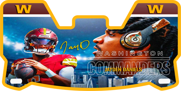 Jayden Daniels Washington Commander's Helmet Visors Full Size