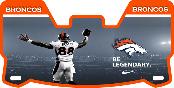 Broncos Players Helmet Visors Full Size