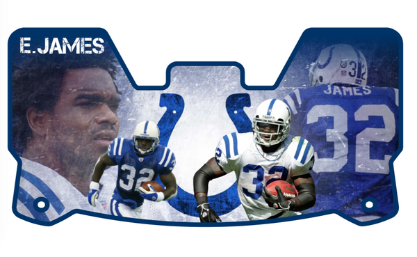 Edgerrin James Colts Helmet Visors Full Size