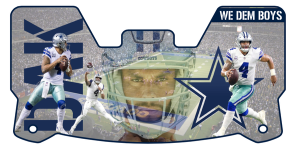 Dallas Cowboys Helmet Visors Full Size