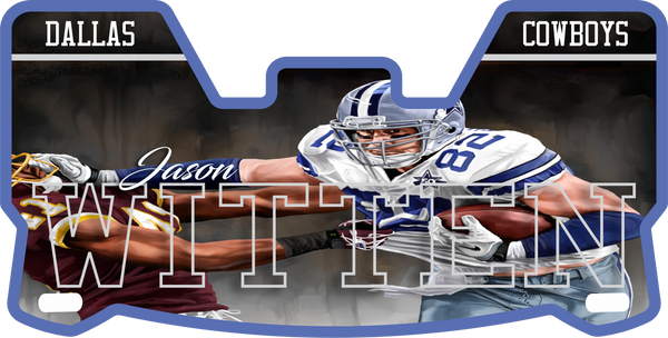 Dallas Cowboys Helmet Visors Full Size