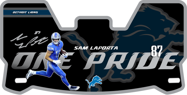 Sam Laporta Lions Helmet Visors Full Size