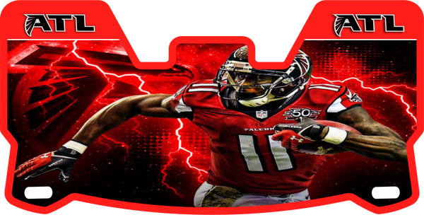 Julio Jones Falcons Helmet Visors Full Size