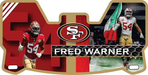 Alex Smith 49ers Helmet Visors Full Size