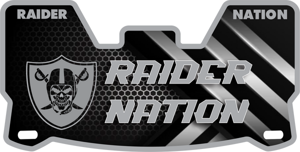 Raiders Helmet Visors Full Size