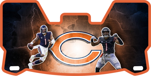 Devin Hester Chicago Bears Helmet Visor Full Size